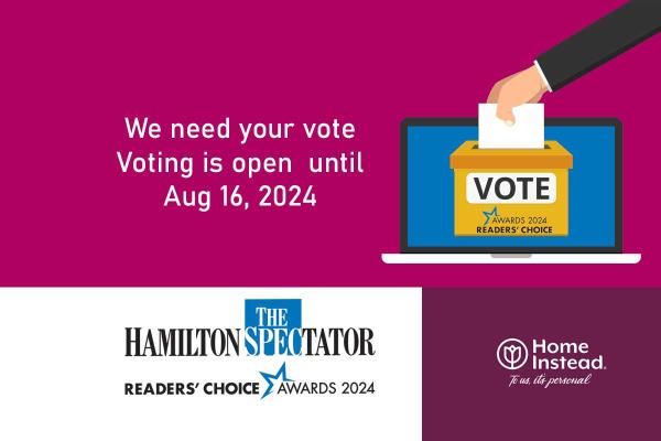 Vote for Home Instead Hamilton in the Readers Choice Awards!