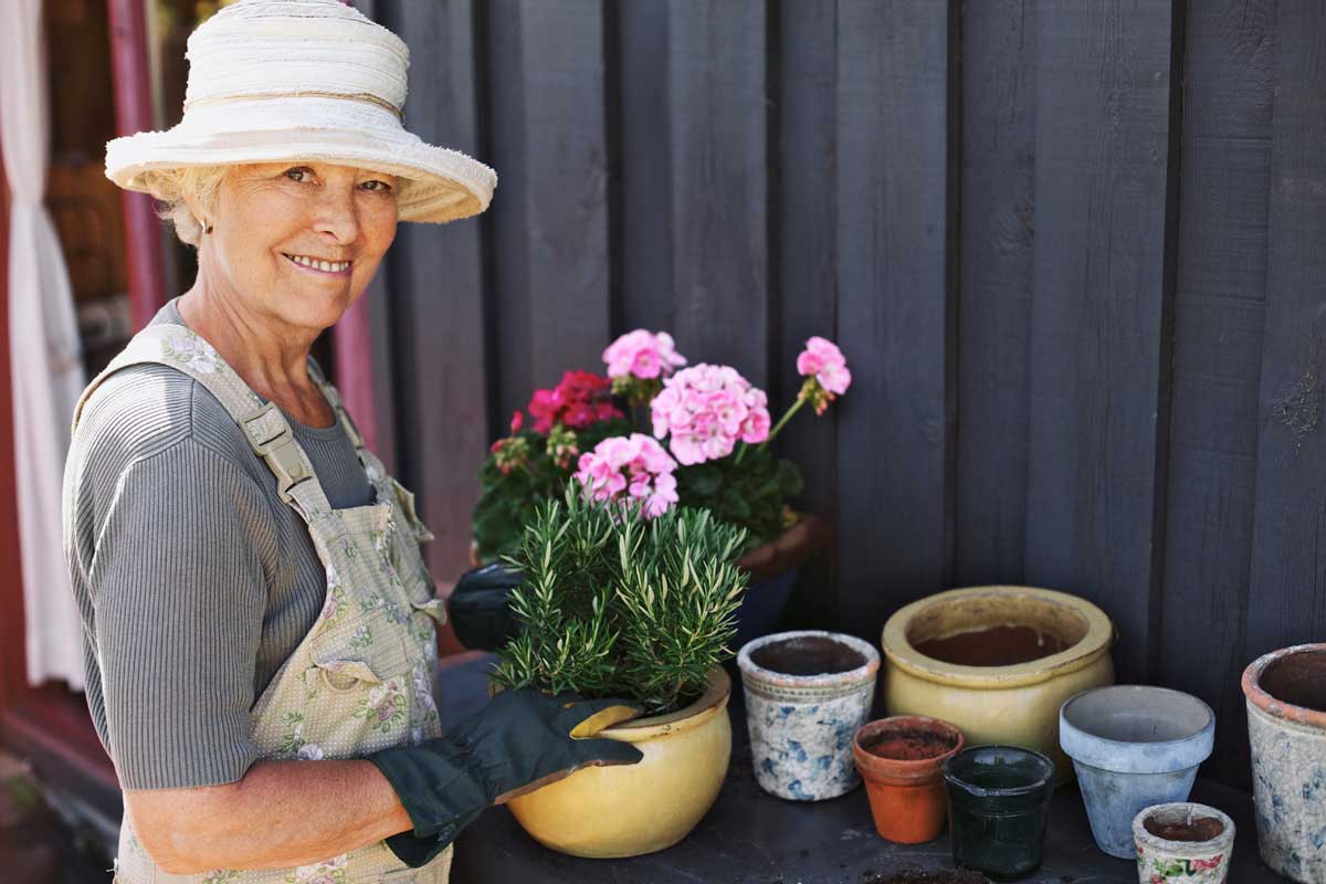 senior gardening